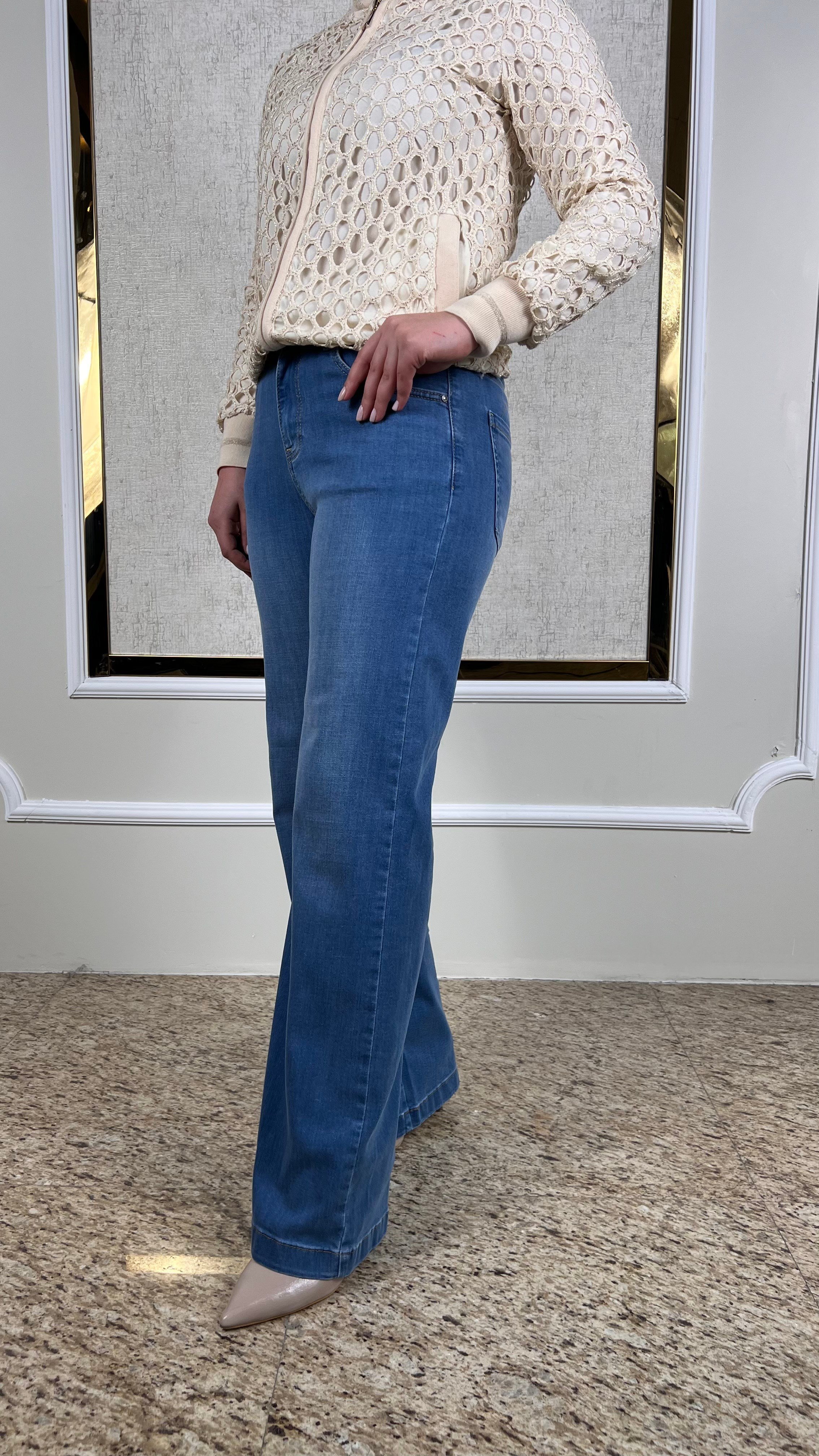 Full Likralı Jean Pantolon L8000-a