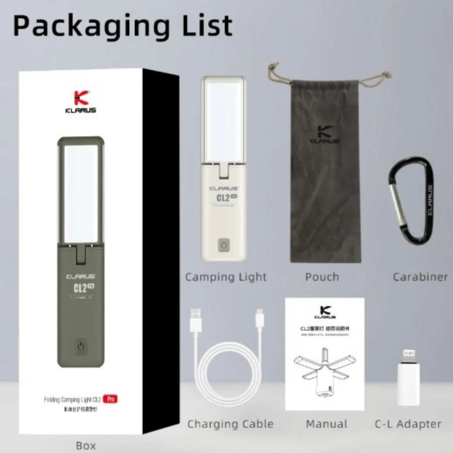  CL2 Pro 750 Lümen Katlanabilir Kamp Lambası 14000 mAh Şarj Edilebilir Powerbank Özellikli