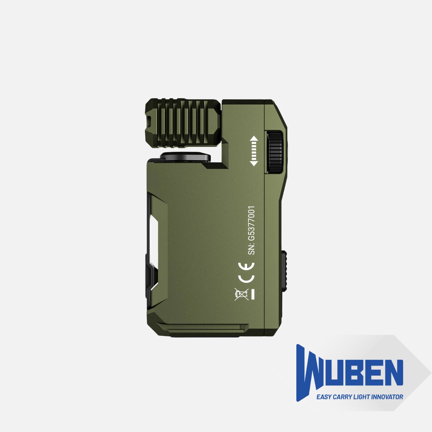  G5 400 Lümen USB-C Şarj Edilebilir Mini LED El Feneri Mıknatıslı & Anahtarlık Tipi EDC Fener | Yeşil
