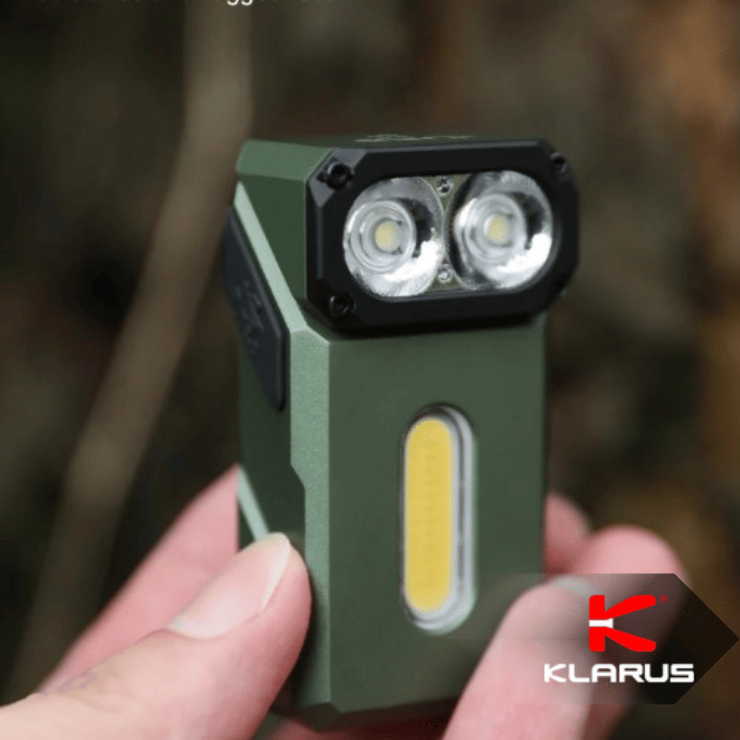 E8 Triple-Light 1000 Lümen EDC Şarj Edilebilir Cep Feneri - Type-C |  Gri