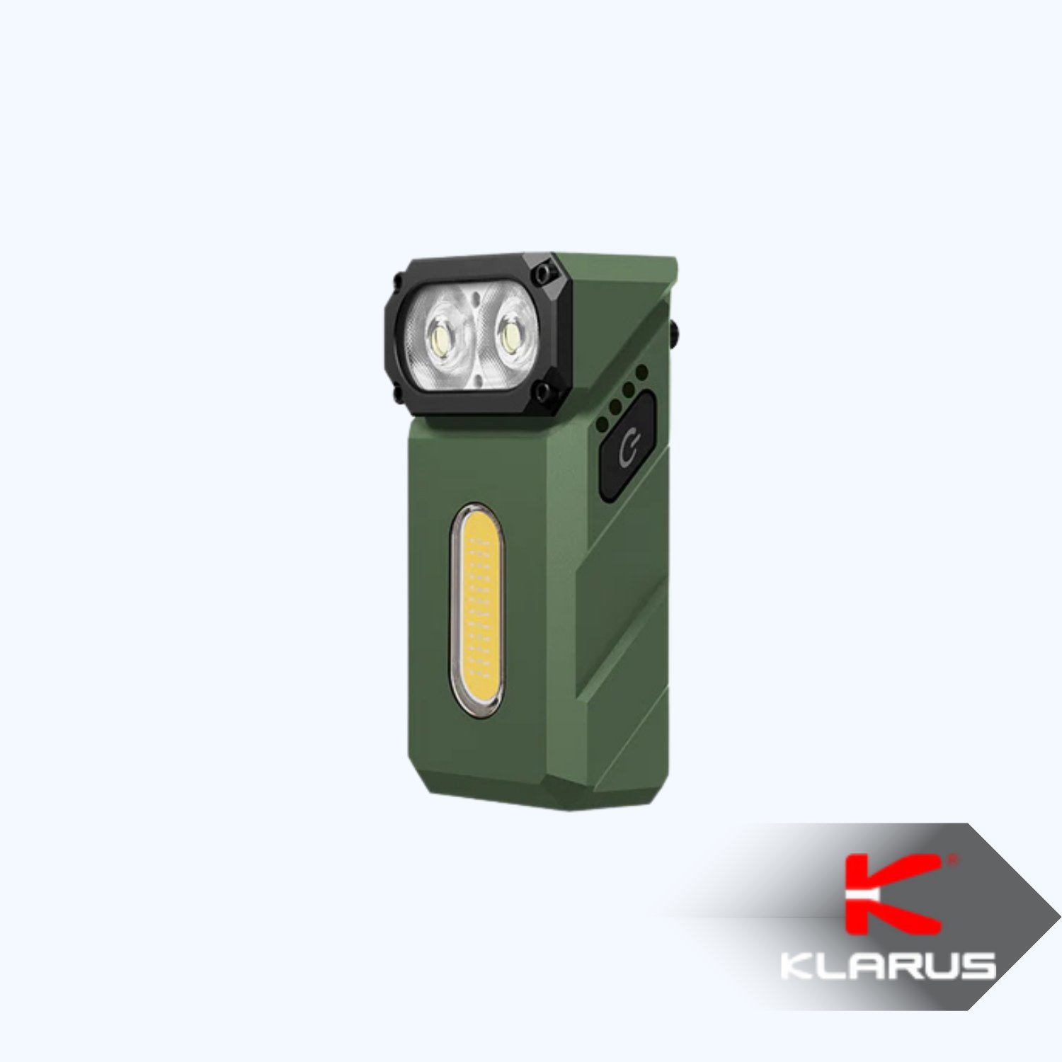 E8 Triple-Light 1000 Lümen EDC Şarj Edilebilir Cep Feneri - Type-C | Yeşil