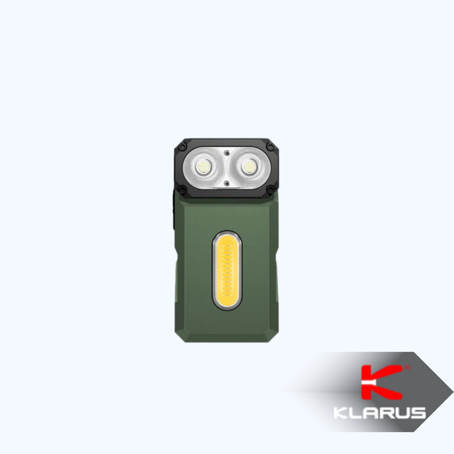 E8 Triple-Light 1000 Lümen EDC Şarj Edilebilir Cep Feneri - Type-C | Yeşil