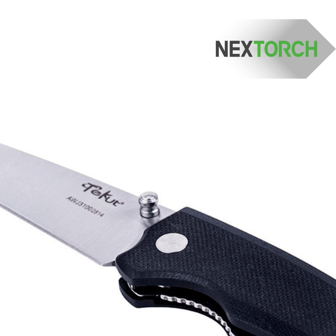 ekut LK5277 Sandvik 12C27 Çelik G10 Sap Katlanabilir Cep Çakısı