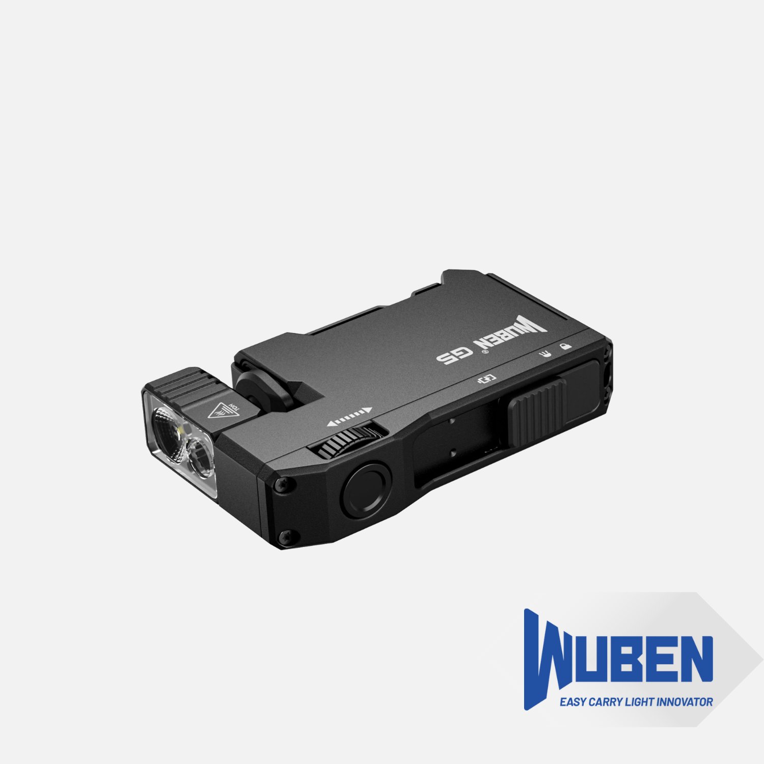 G5 400 Lümen USB-C Şarj Edilebilir Mini LED El Feneri Mıknatıslı & Anahtarlık Tipi EDC Fener | Siyah