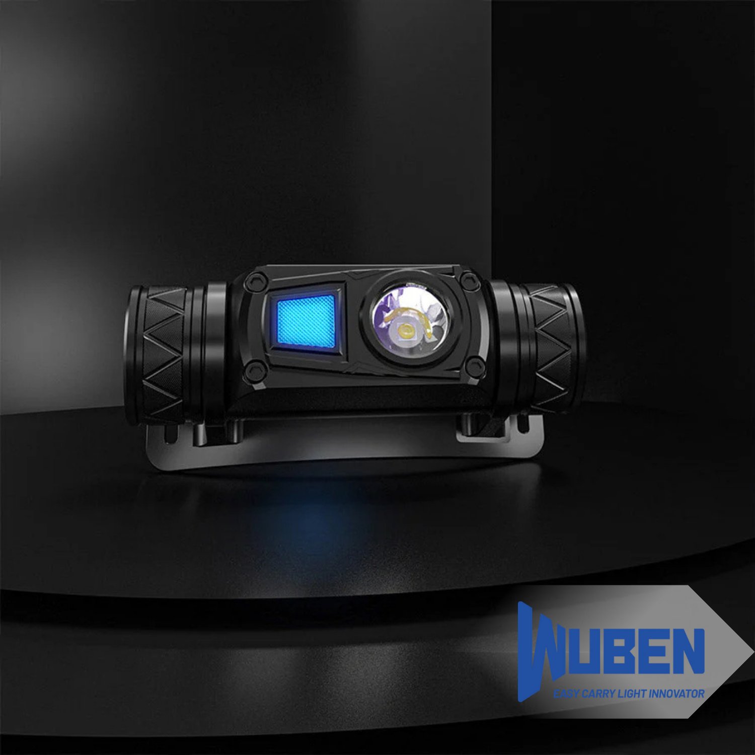 H1 1200 Lümen Şarj Edilebilir Outdoor Kafa Lambası – Kırmızı Işıklı & High CRI Yardımcı LED'li Kafa Feneri