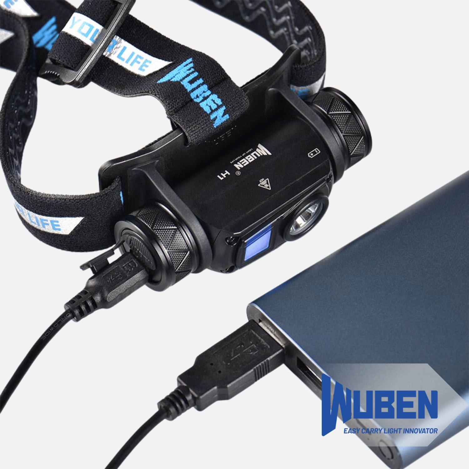 H1 1200 Lümen Şarj Edilebilir Outdoor Kafa Lambası – Kırmızı Işıklı & High CRI Yardımcı LED'li Kafa Feneri