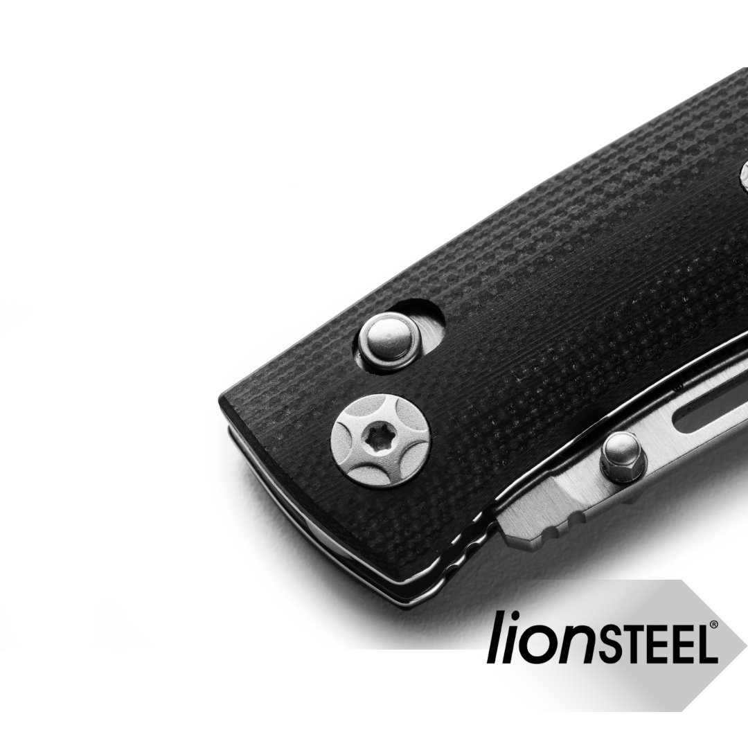 NiNi NN1GBK M390 Çelik Black G10 Full Handle Crossbar Lock Katlanır Cep Bıçağı
