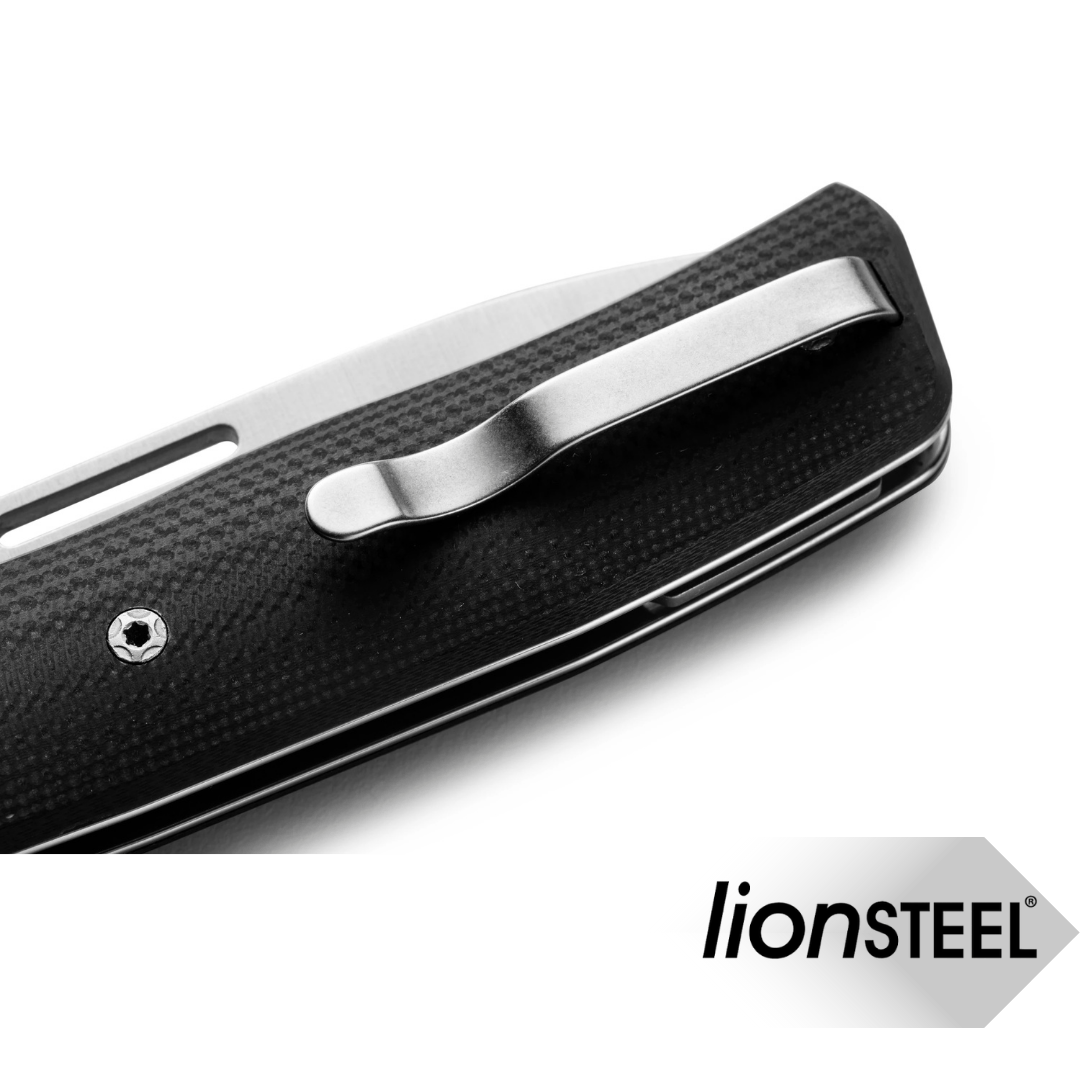 NiNi NN1GBK M390 Çelik Black G10 Full Handle Crossbar Lock Katlanır Cep Bıçağı