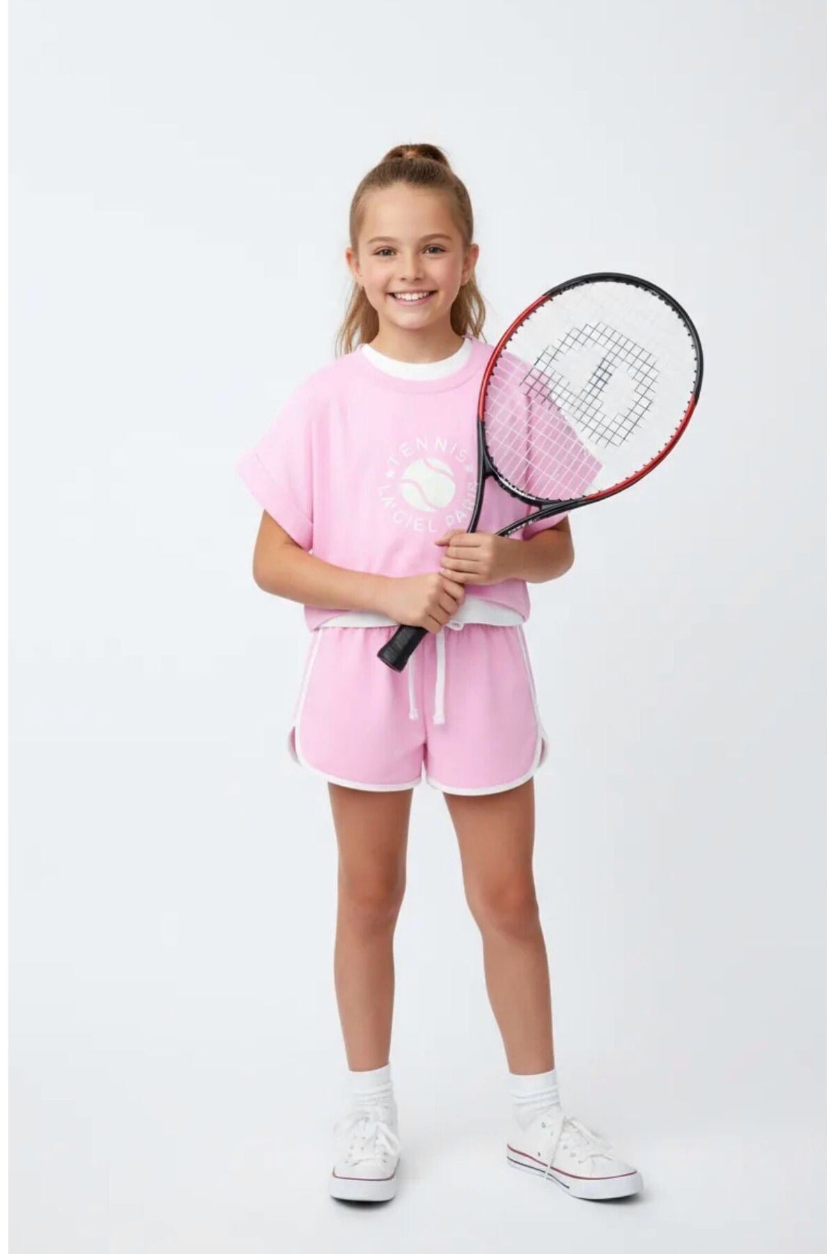 Kız çocuk 3lü tennis set takım