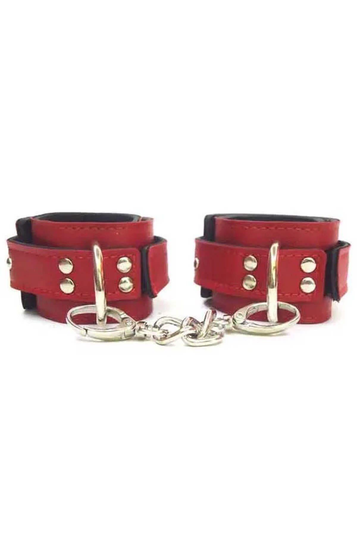 Kırmızı Deri Kelepçe (BDSM)