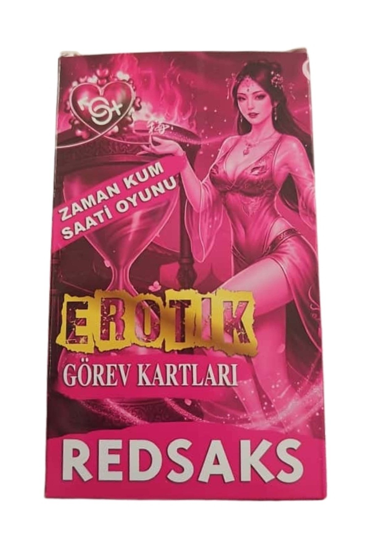 RedSaks Zaman Kum Saati Çiftler Oyunu – 1 Dakikalık Tutku ve Eğlence Görev Kartlarıyla Romantik Oyun