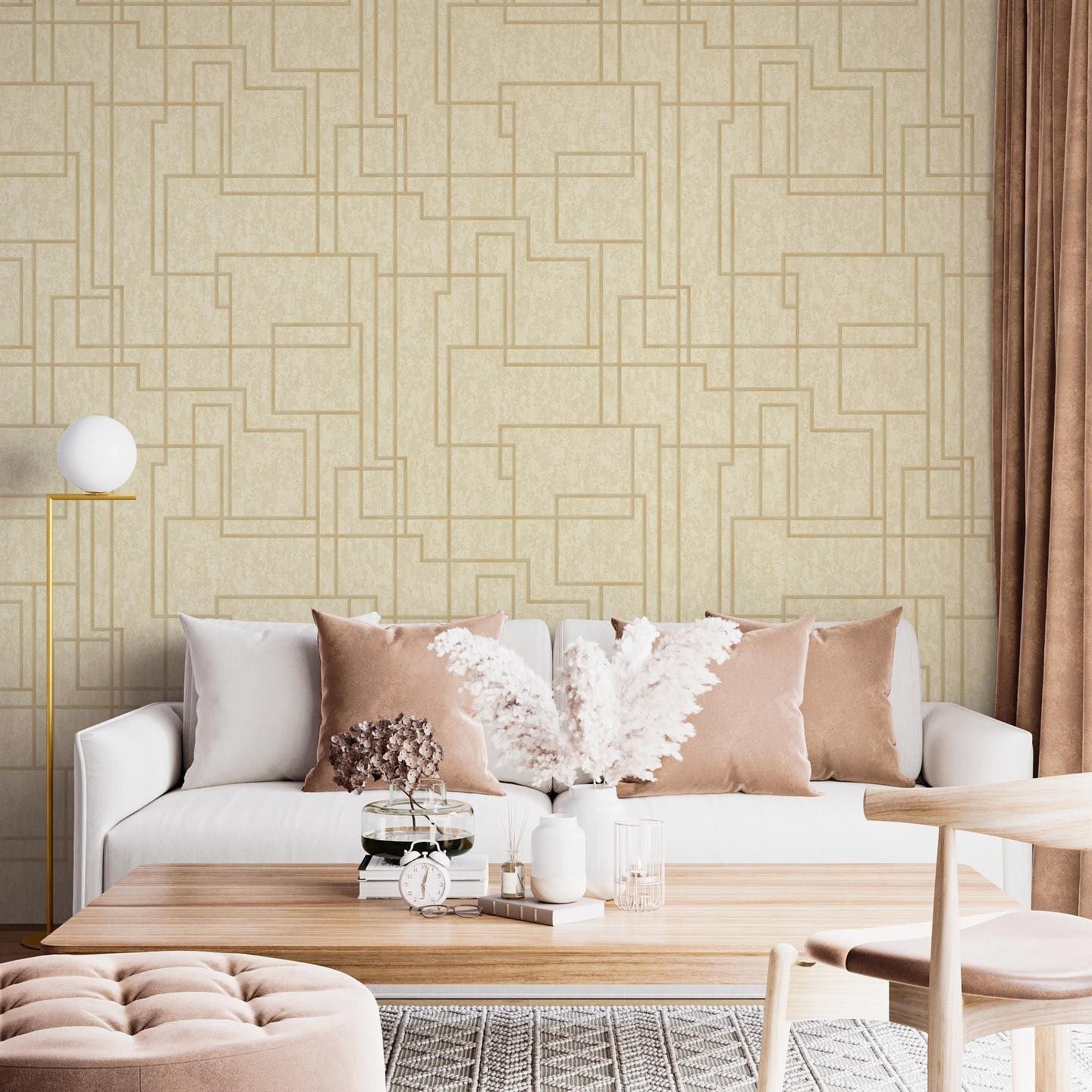 Adawall OCTAGON Koleksiyonu 1202-02 Duvar Kağıdı 10,6 M2
