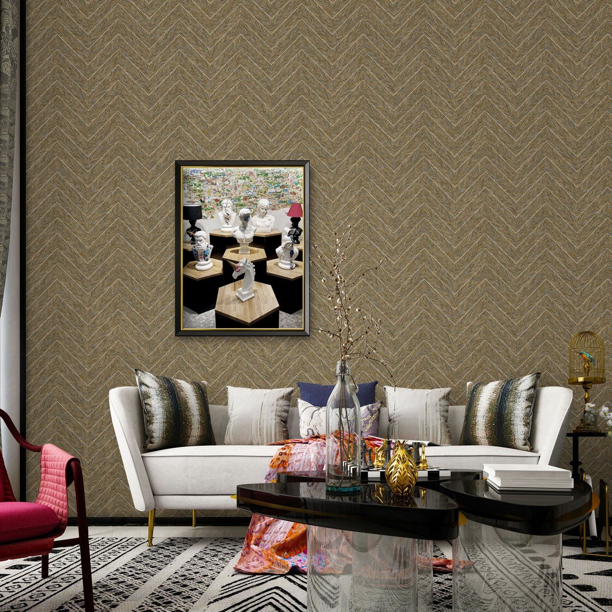 Adawall OCTAGON Koleksiyonu 1204-07 Duvar Kağıdı 10,6 M2