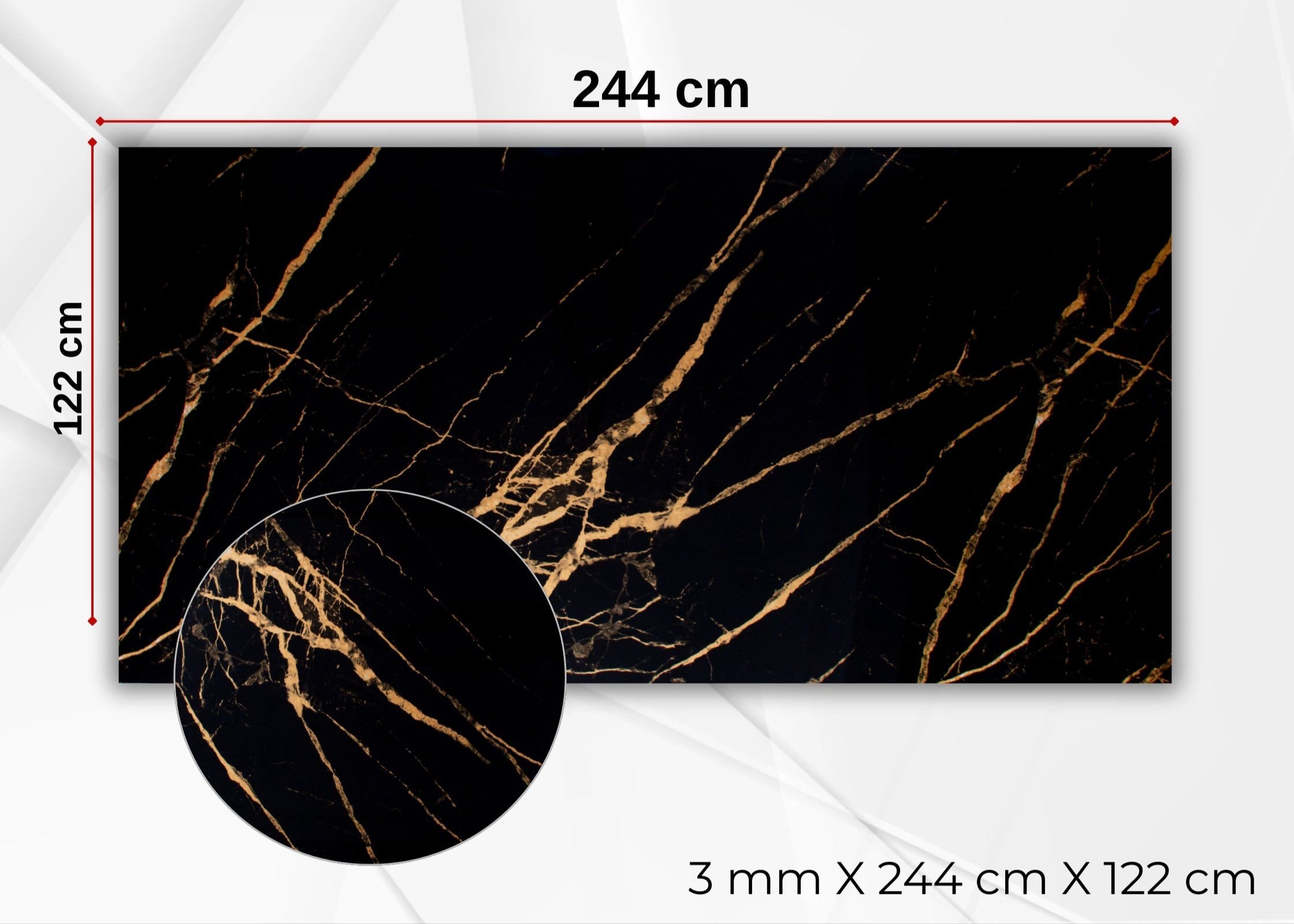 BLACK GOLDEN PVC Duvar Paneli