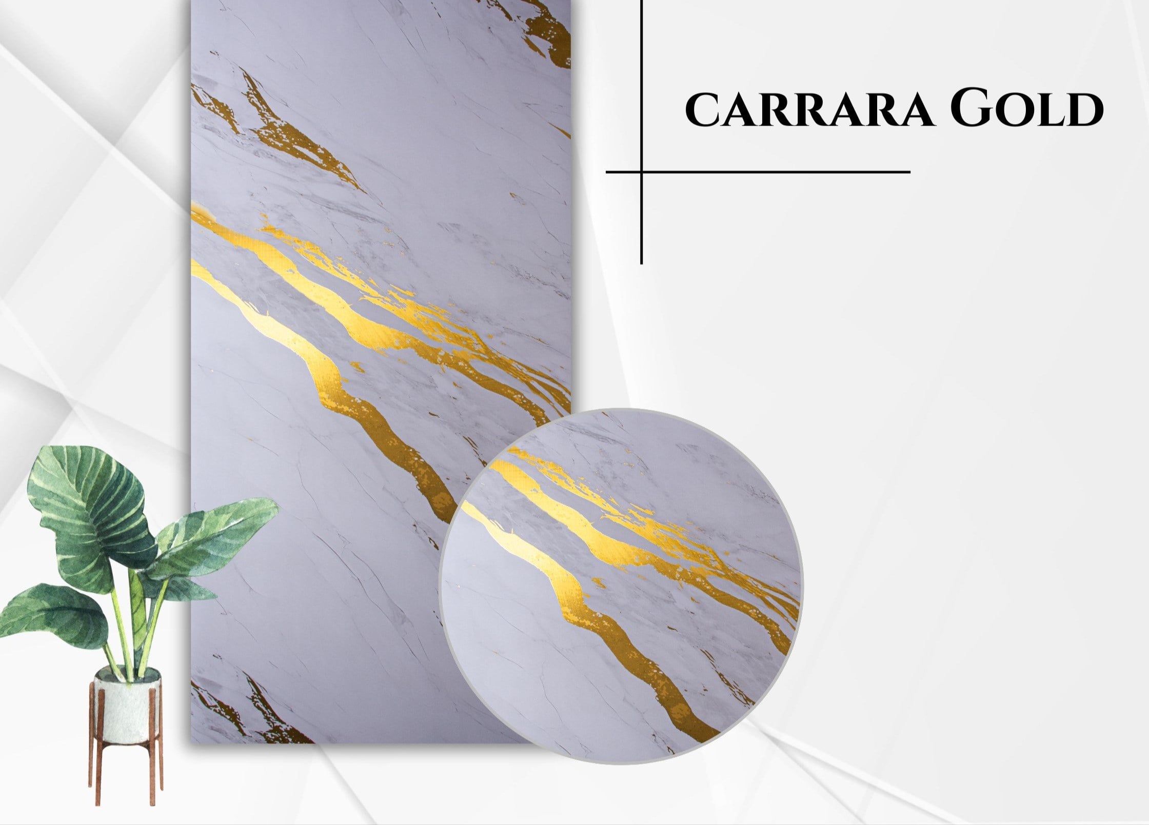Carrara Gold PVC Duvar Paneli