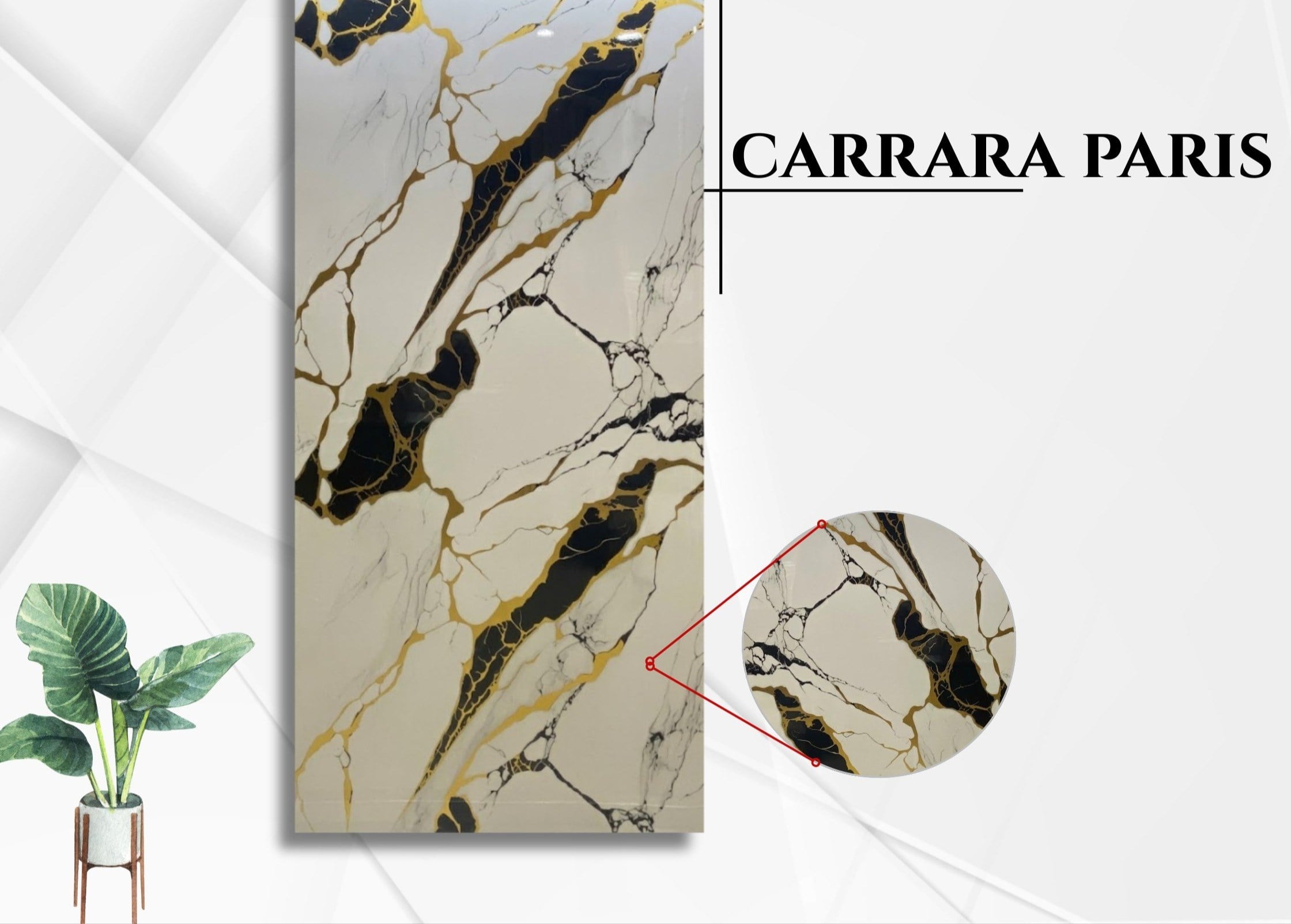 Carrara Paris PVC Duvar Paneli