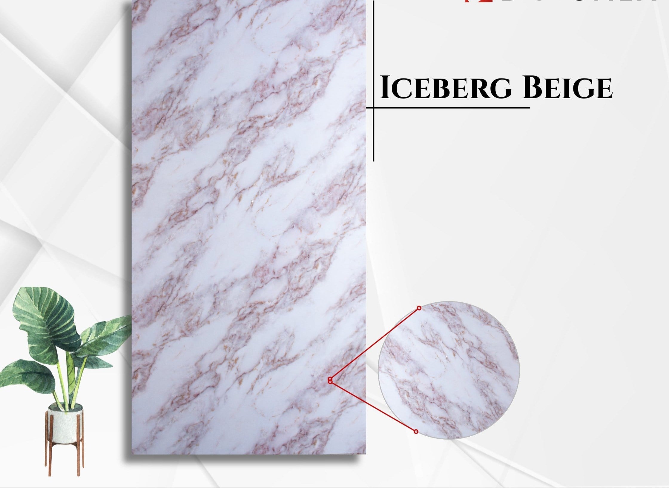 Iceberg Beige PVC Duvar Paneli