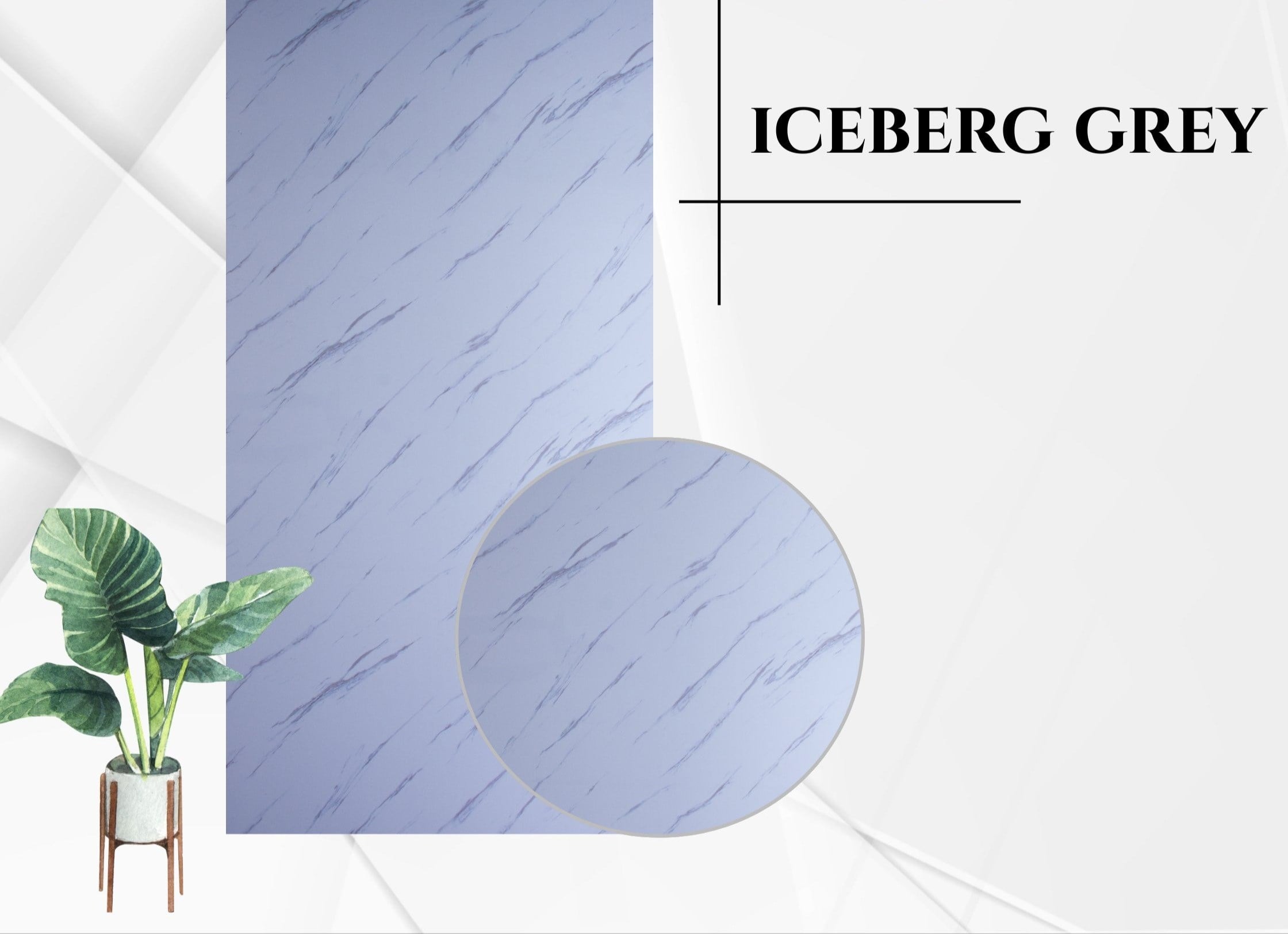 Iceberg Grey PVC Duvar Paneli