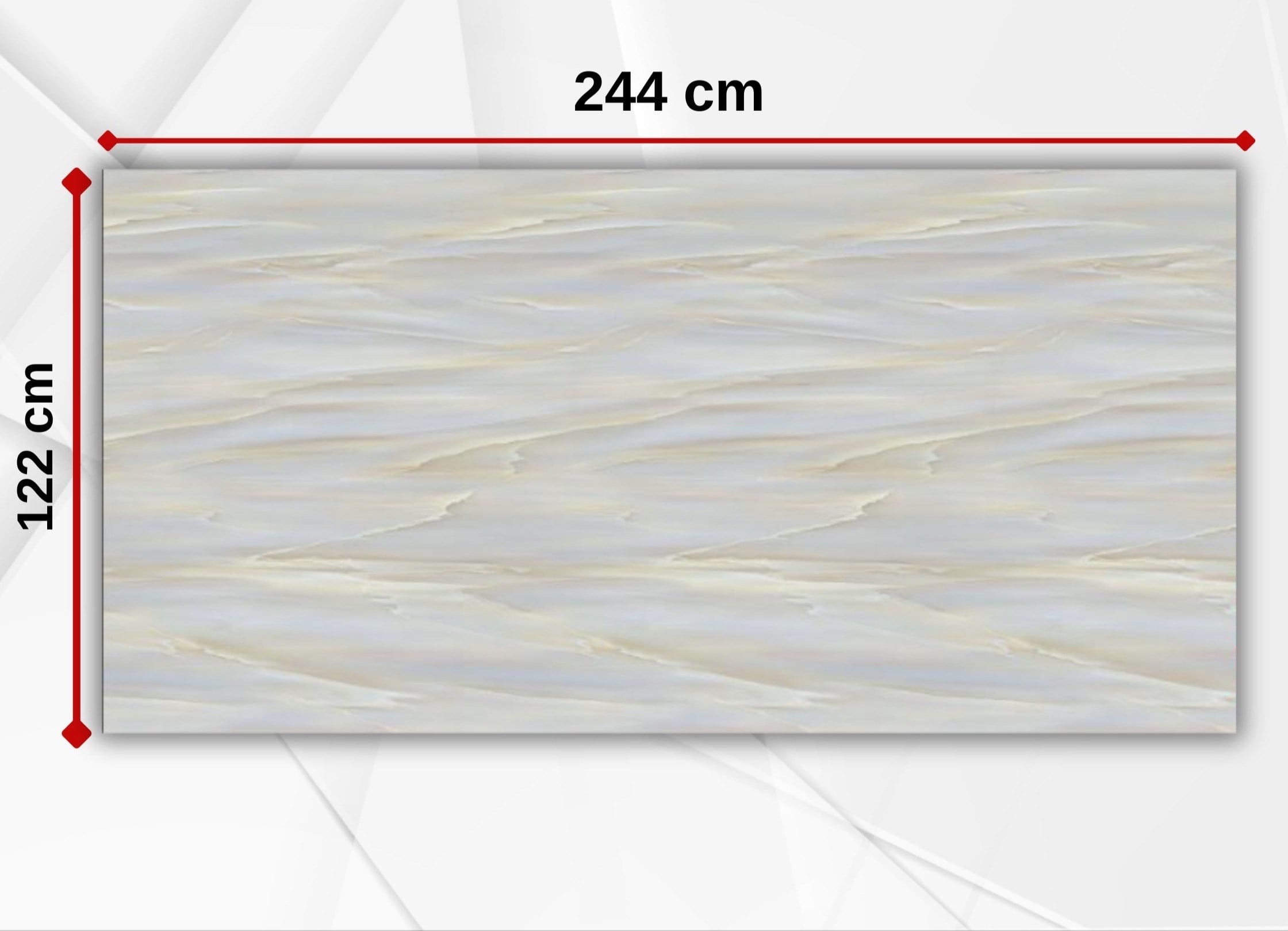 Moji Cream PVC Duvar Paneli