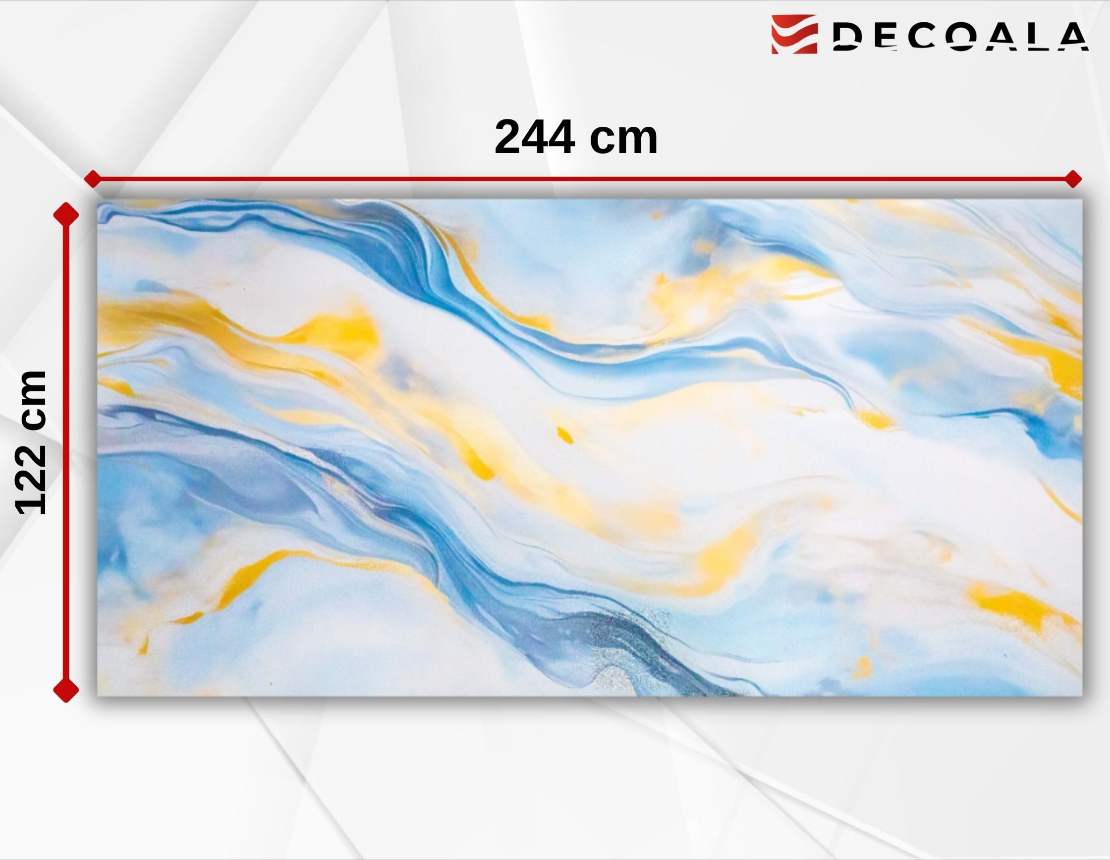 Ocean Blue PVC Duvar Paneli