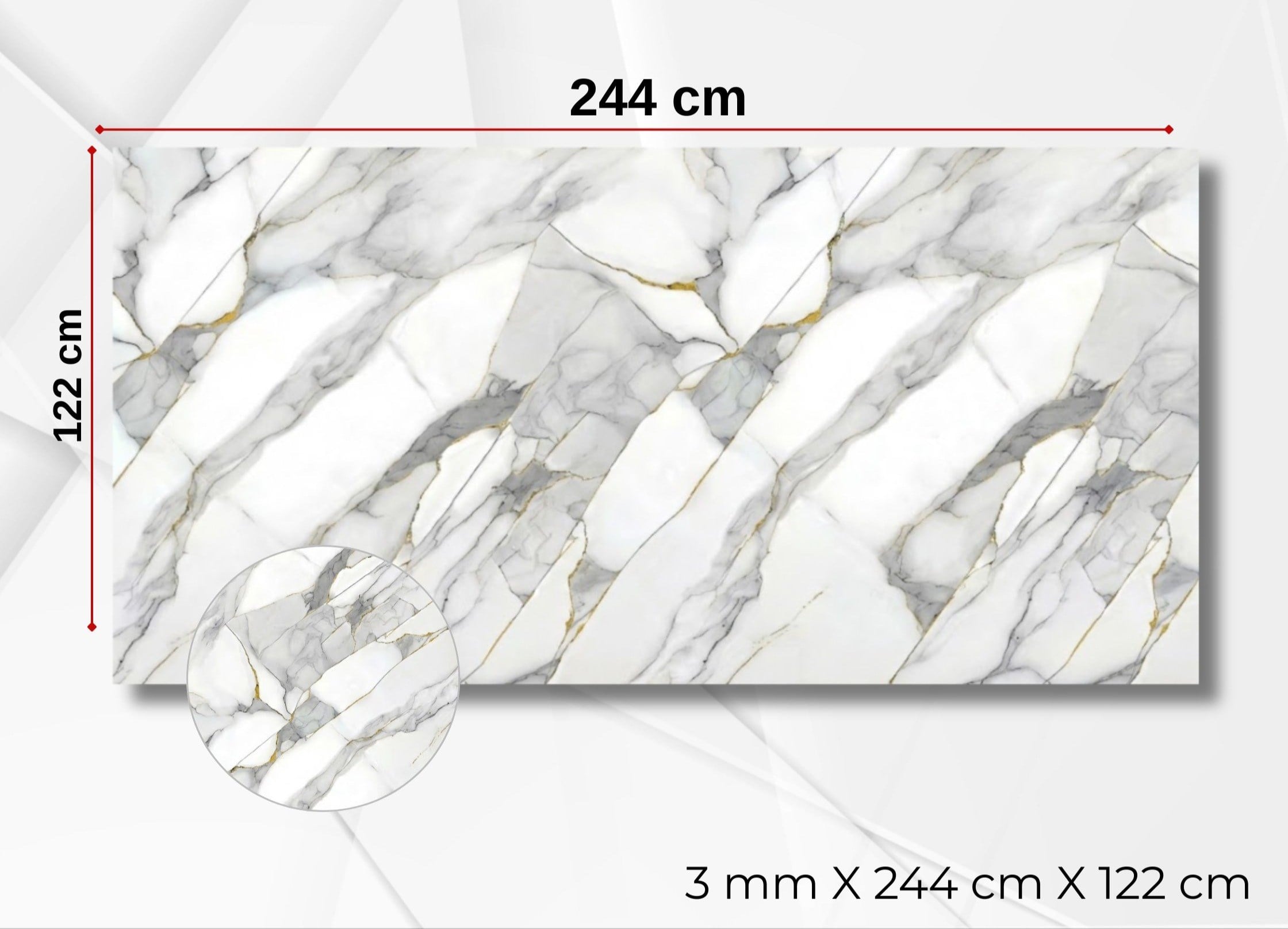 Venato Gold PVC Duvar Paneli