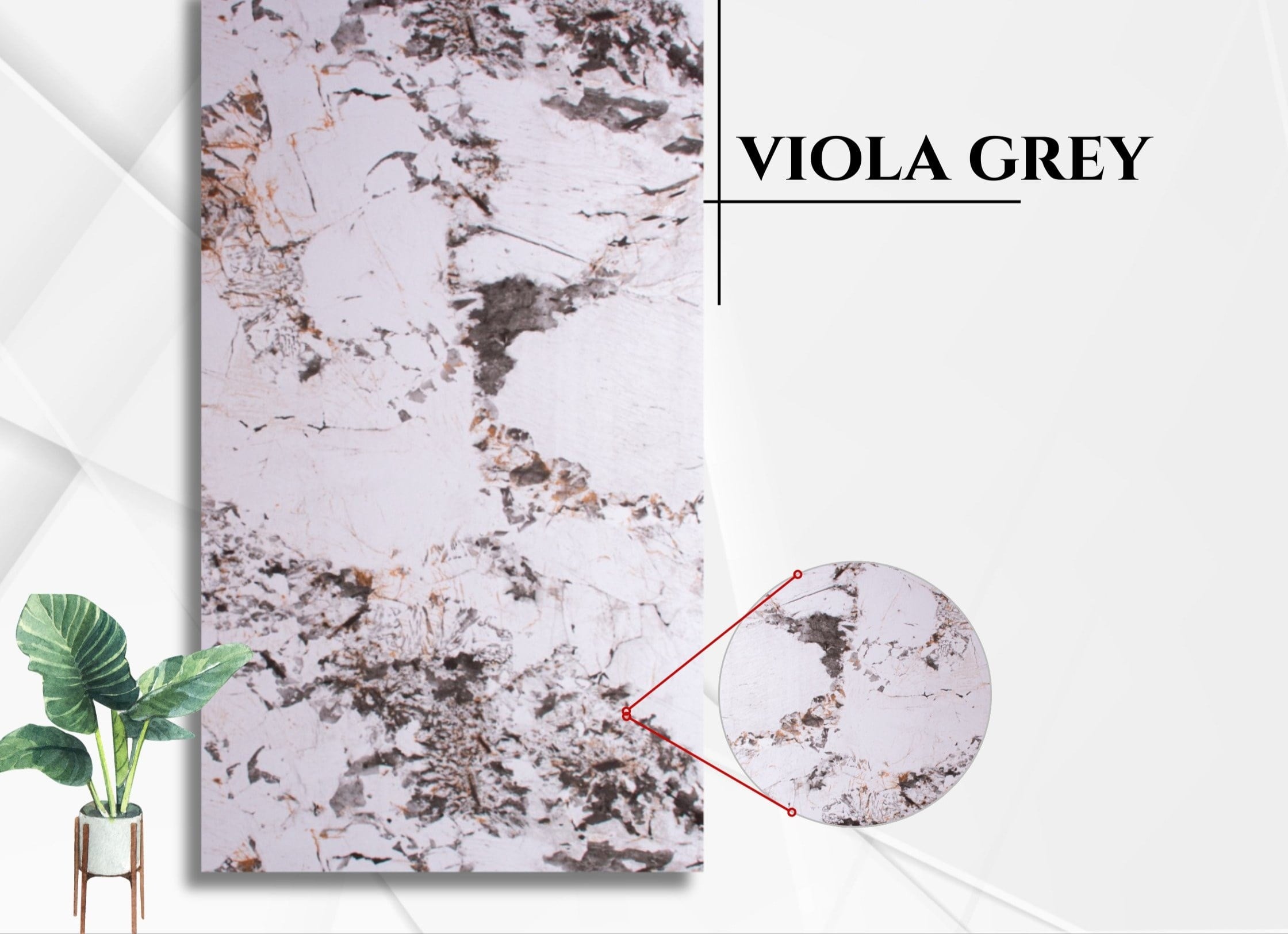Viola Grey PVC Duvar Paneli