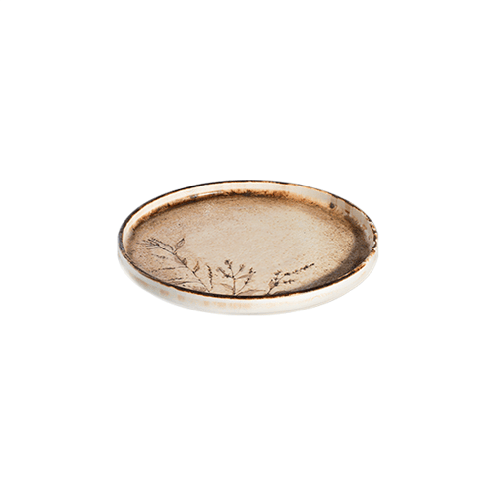Fall Beige Stolt Düz Tabak 28 cm 