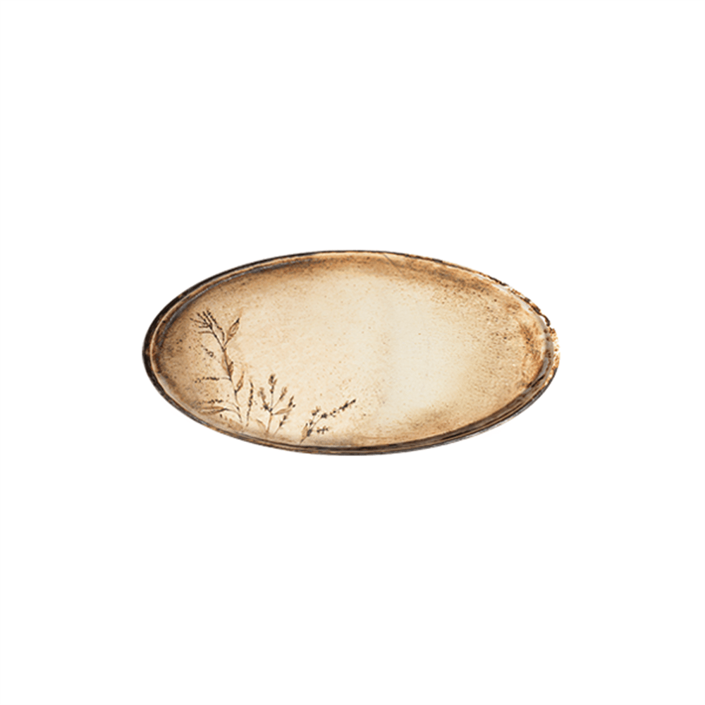 Fall Beige Stolt Oval Kayık 32 cm