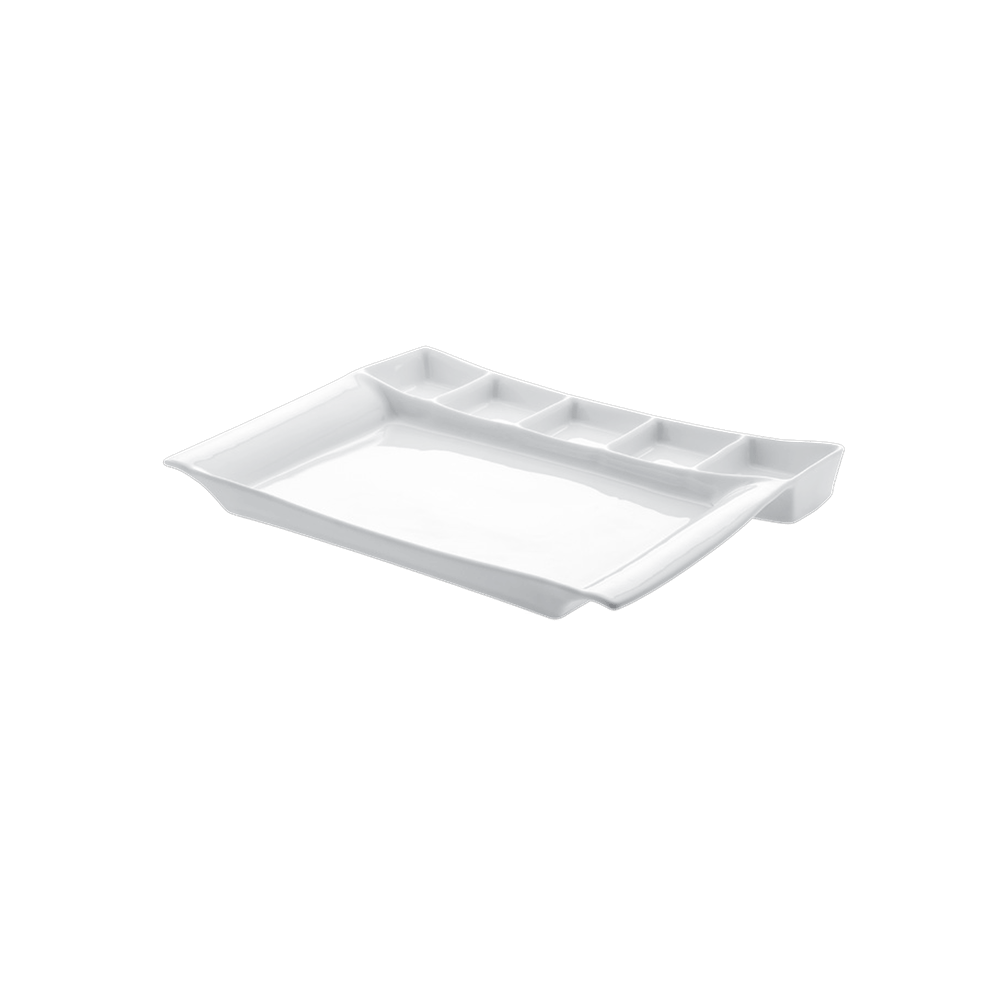 MILANO 37X26 CM.5 BOLMELI SERVIS TABAGI DEKORSUZ