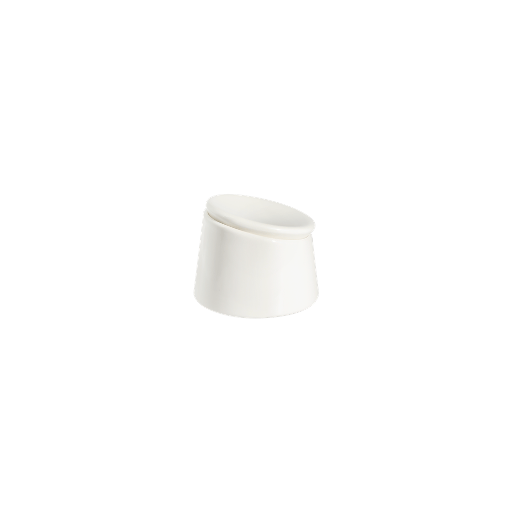 Transparan Bevel Şekerlik 400 cc (Kapaklı)