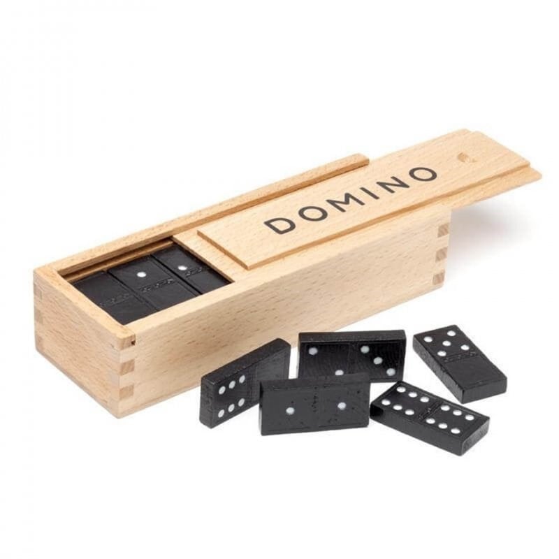 Ahşap Domino Seti- Eğitici Sayı Eşleştirme Oyunu