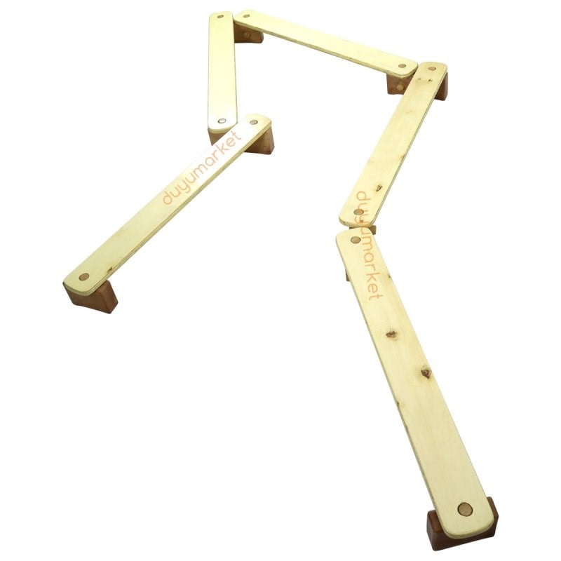 Ahşap Düz Yürüme Denge Tahtası 350cm - Çocuklar İçin Eğlenceli Denge Gelişimi