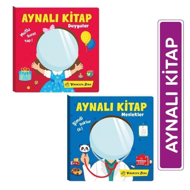 Aynalı Kitap 2'li Set (Duygular - Meslekler)
