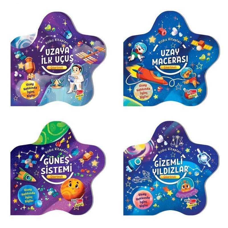 Çıkartmalı Yıldız Kitapları 4'lü Set