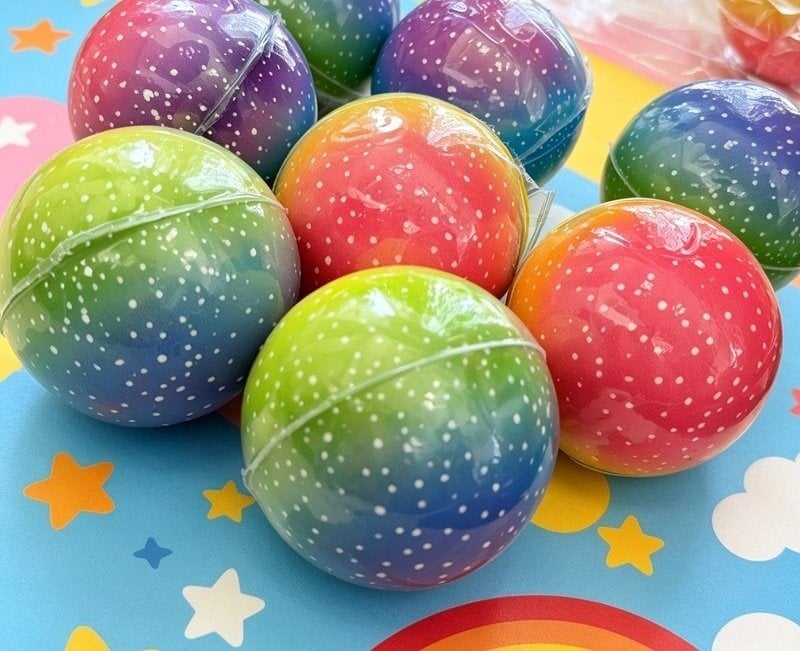 Çok Renkli Yumuşak 6,5 Cm Stres Topu