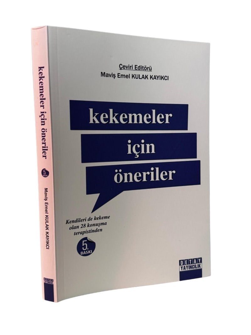 Detay Yayıncılık Kekemeler İçin Öneriler- Dil Ve Konuşma Terapisi Kitabı