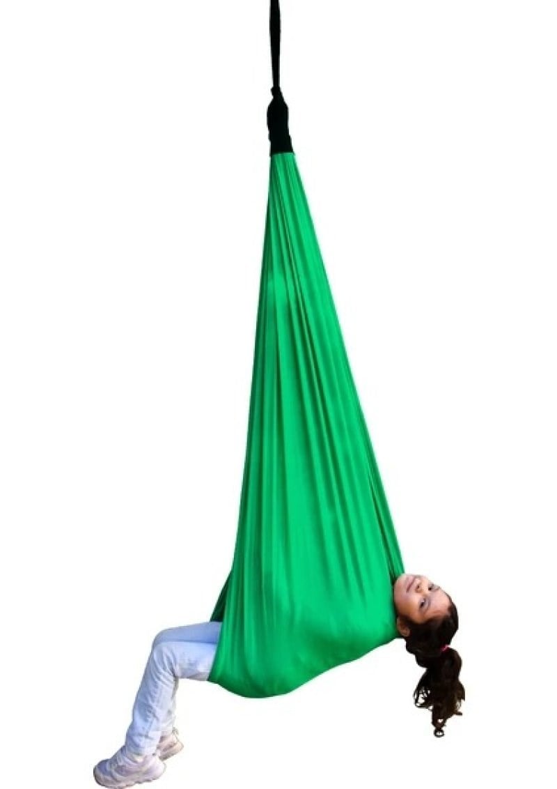 Duyumarket Cuddle Swing Yeşil (Sarılan Duyu Terapi Salıncağı) - Orijinal Sandy Kumaş