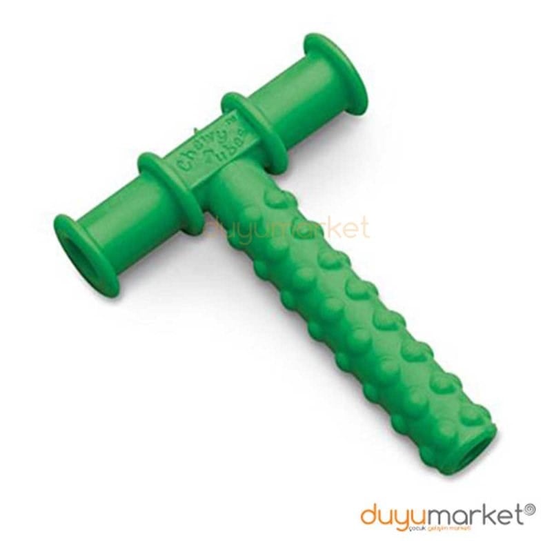 Duyumarket Orijinal Chewy Tubes - Knobby Green Çiğneme Tüpü