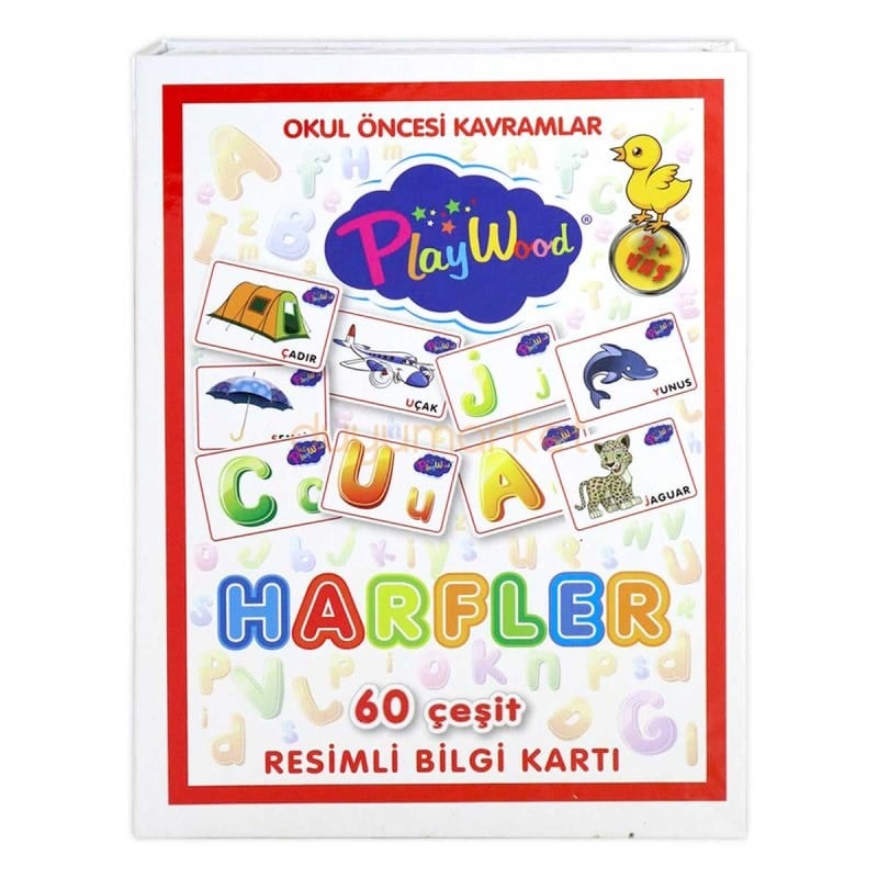 Eğitici Resimli Bilgi Kartı - Harf Eşleme