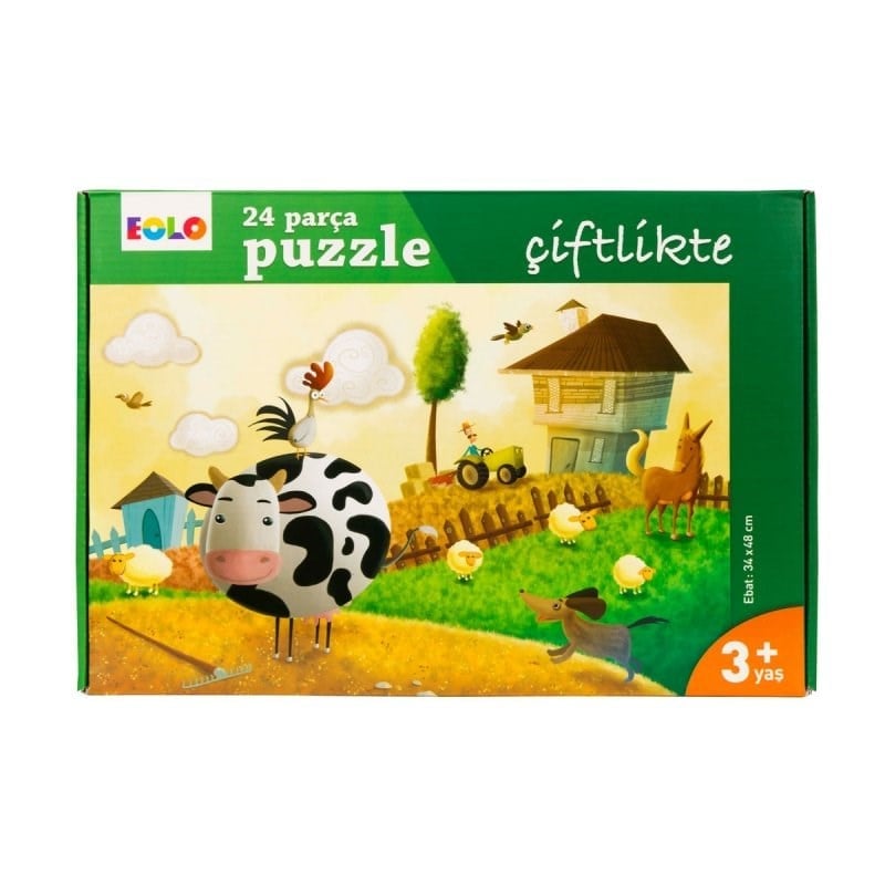 Eolo 24 Parça Puzzle - Çiftlikte