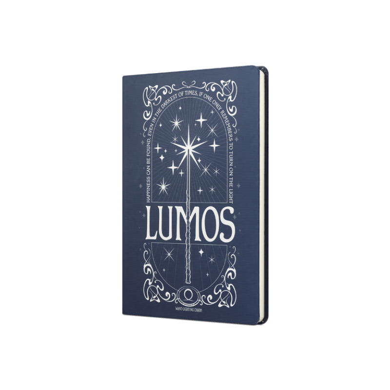 Mabbels Harry Potter Lumos Sert Kapak Butik Defter - Çizgili