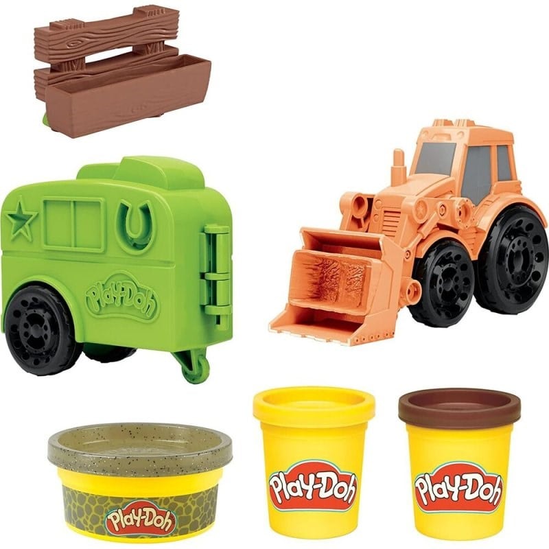 Play Doh Çalışkan Traktör Ve Römork - F1012