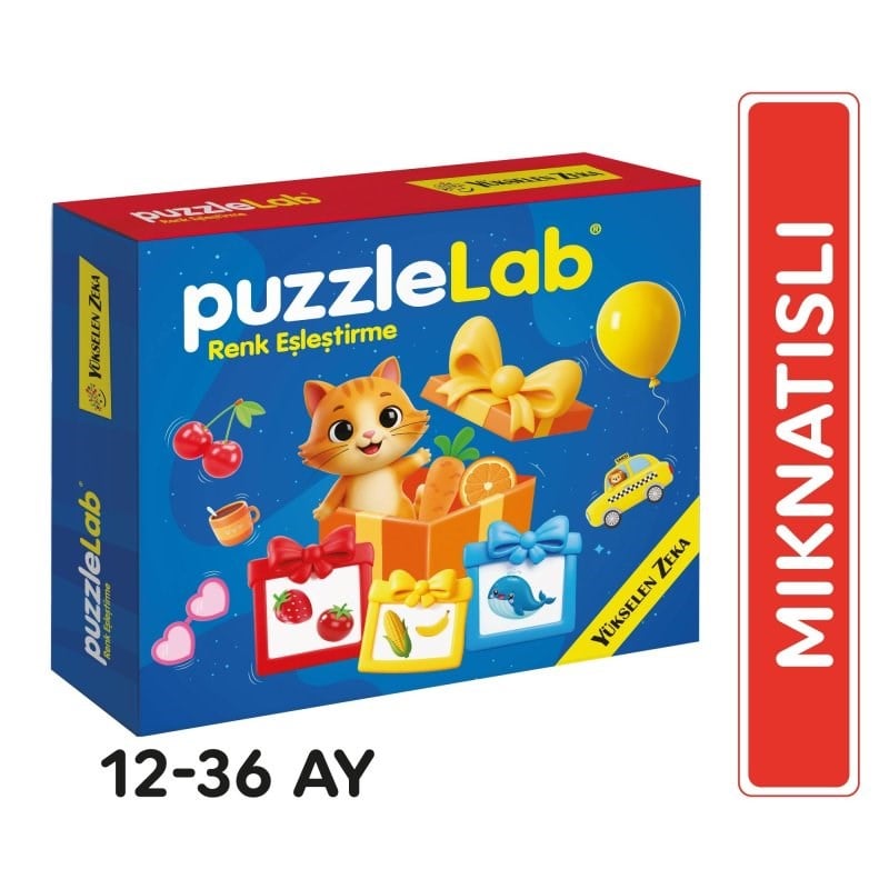 Yükselen Zeka 12-36 Ay Puzzlelab - İlk Renk Eşleştirme