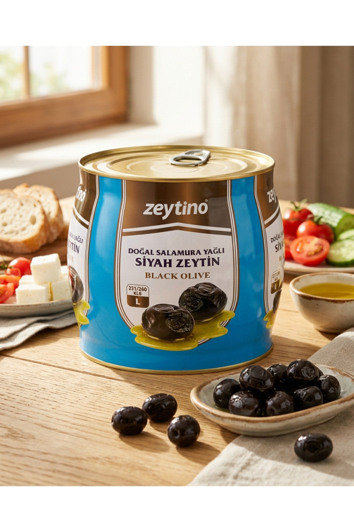 Gemlik Siyah Zeytin 1.5 kg (231/260) L