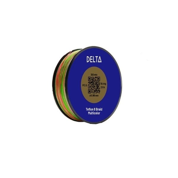 Delta Hilo Teflon X8 #10 0.50MM 300MT Multicolor İp