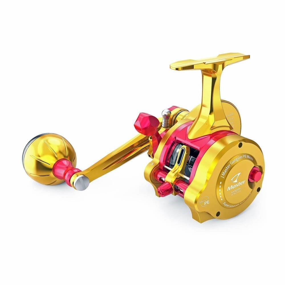 Jigging Master Gangster PE Micro Underhead RH Gold Red Titanium Çıkrık