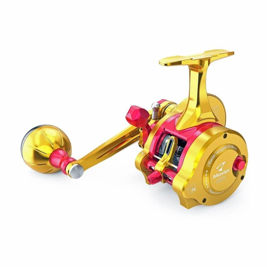 Jigging Master Gangster PE Micro Underhad LH Gold Red Titanium Çıkrık