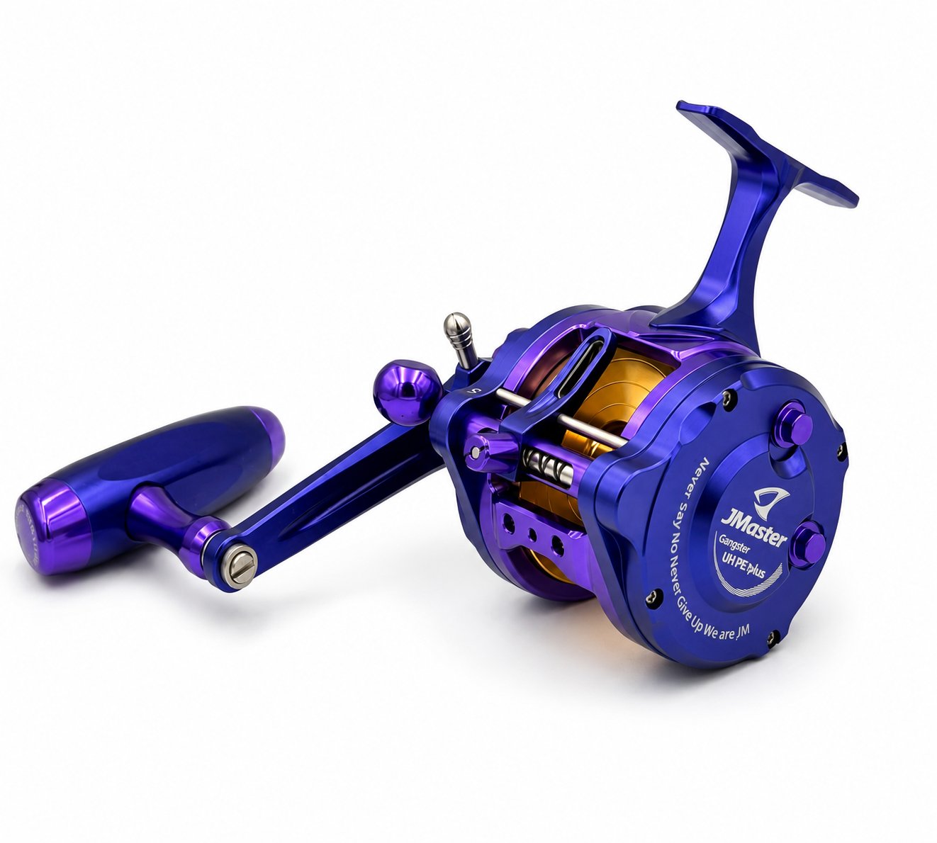 Jigging Master Gangster PE3+ Plus Underhead RH Blue Purple Gold Çıkrık