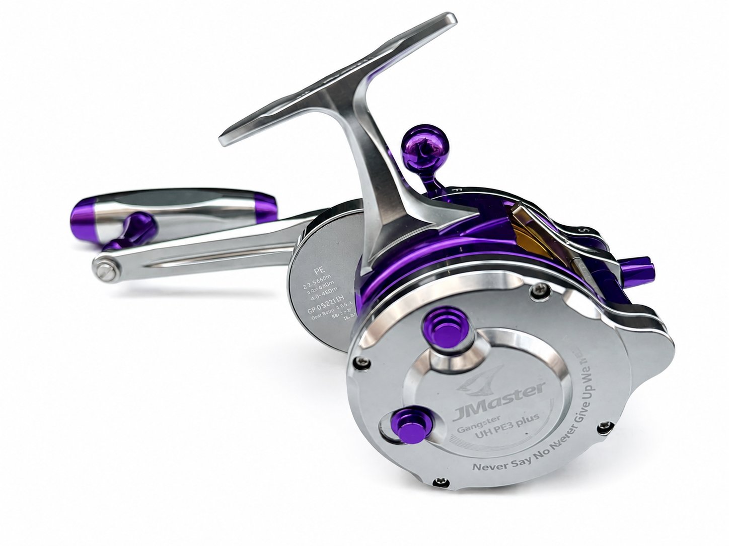 Jigging Master Gangster PE3+ Plus Underhead LH Titanium Purple Gold Çıkrık