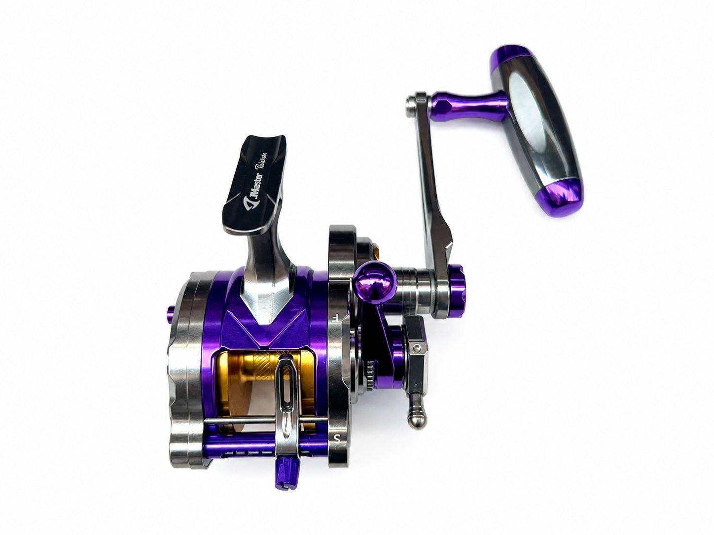 Jigging Master Gangster PE3+ Plus Underhead LH Titanium Purple Gold Çıkrık